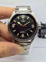 Swiss Replica Tudor Geneve Rotor Watch Vintage Model SS Black
